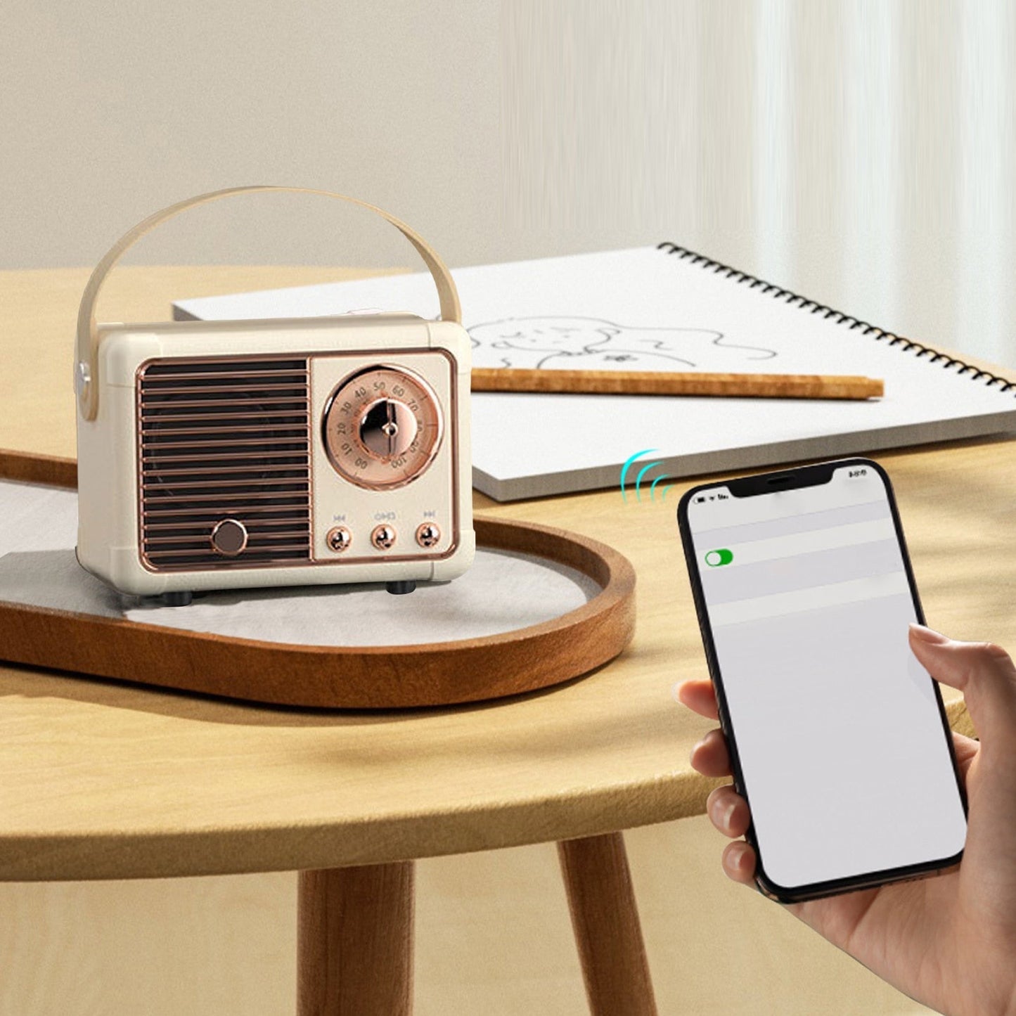 RetroTune Bluetooth Speaker with FM Radio