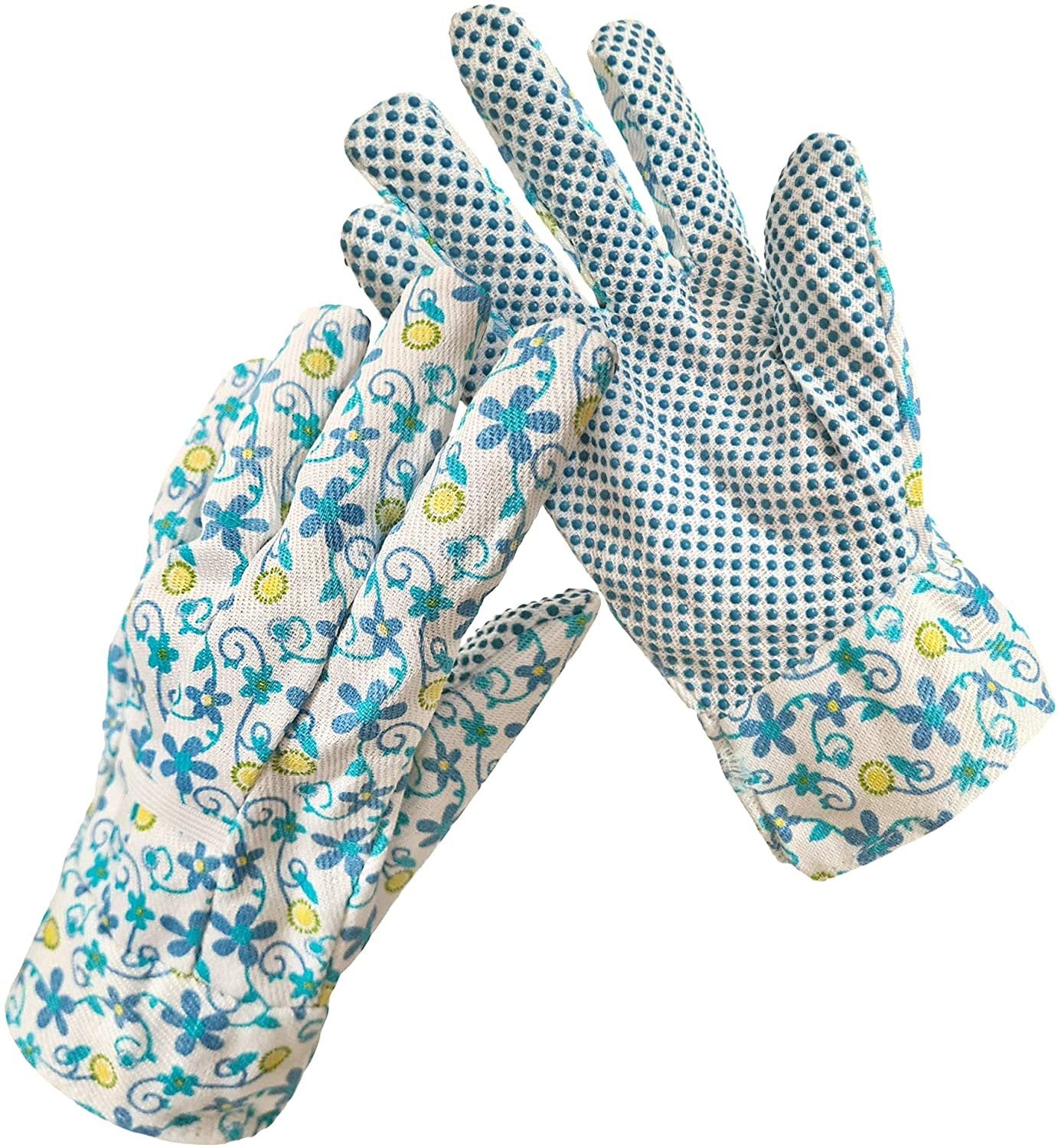 Ladies Garden Gloves – Assorted Floral (6 pairs)